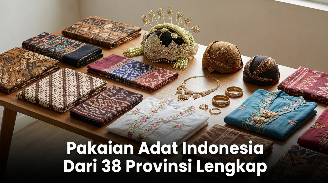 Pakaian Adat Indonesia Dari 38 Provinsi Lengkap